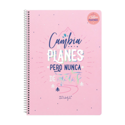 Mr. Wonderful - Libreta : Cambia De Planes Pero Nunca De Metas características