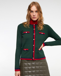 Sfera - Chaqueta De Punto De Mujer Con Vivos A Contraste Y Botones a un  precio más barato - Shoptize