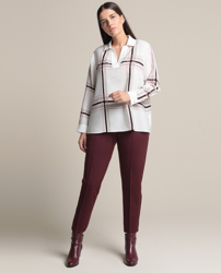 Woman Plus El Corte Inglés - Pantalón De Mujer Talla Grande De Punto Roma  En Color Liso, precio y características - Shoptize