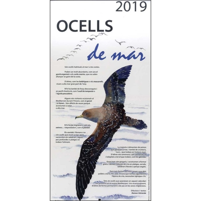 2019 calendari ocells de mar