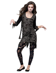 Disfraz zombie Halloween mujer precio