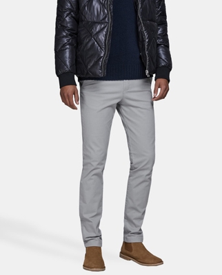 Jack & Jones - Chino De Hombre Slim Gris