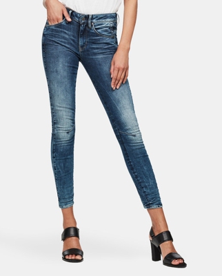 G-Star Raw - Vaquero Skinny Arc 3D De Mujer Con Efecto Lavado