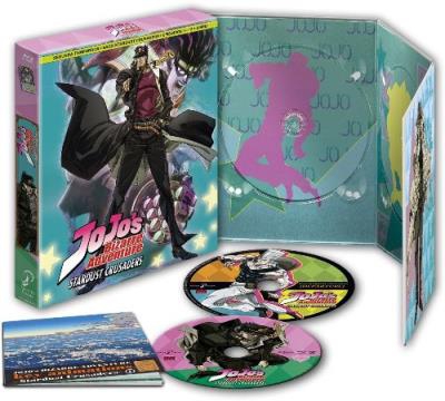 Jojo'S Bizarre Adventure Stardust Crusaders  Ed Coleccionista - Digi - Temporada 2 Parte 1 Episodios 1 a 12 - Blu-Ray