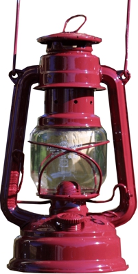 Feuerhand Paraffin lantern/Storm lantern (ruby red)