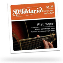 D'Addario EFT15 Flat Tops String Set precio
