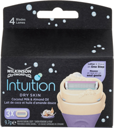 Wilkinson Intuition Dry Skin Razor Blades características