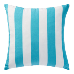 El Corte Inglés - Cojín Exterior Raya Azul Turquesa 43 x 43 cm en oferta
