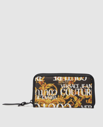 Versace Jeans Couture - Cartera De Mujer En Negro Estampado Con Cremallera características