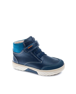 Pablosky - Botas De Niño De Color Azul Marino Con Cordones Y Velcro
