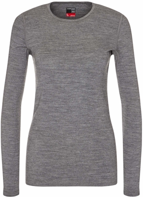 Icebreaker 260 Tech Long Sleeve Crewe Women Gritstone HTHR