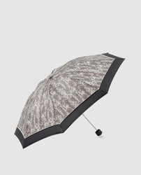 Ezpeleta - Paraguas De Acero Plegable Con Estampado Efecto Serpiente En Beige en oferta