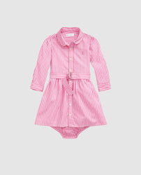 Polo Ralph Lauren Vestido De Bebe Nina Con Rayas A Un Precio Mas Barato Shoptize