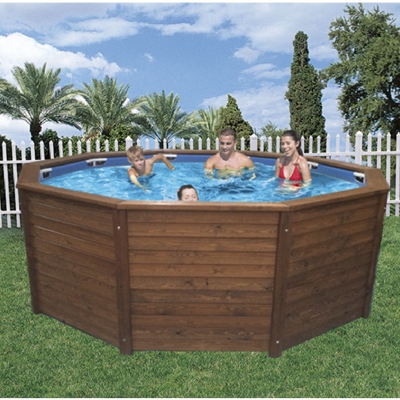 K2O - Piscina Redonda Madera Panelada Ø315 X 105 Cm