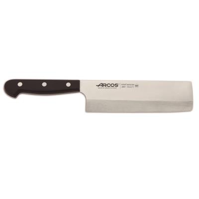 Cuchillo Usuba Arcos Universal 289704 de Acero Nitrum, con Mango de Polioximetileno y hoja de 17.5 cm en estuche