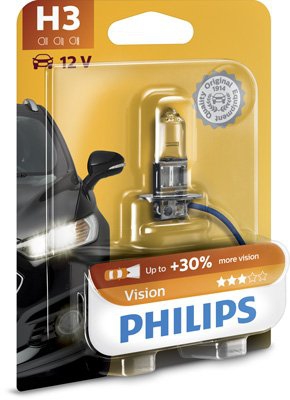 Philips Vision bombilla para faros delanteros de coches 12336PRB1 - bombilla para coches