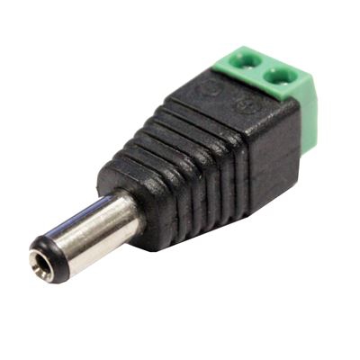 Adaptador de DC jack a terminal BeMatik block de 2pin macho