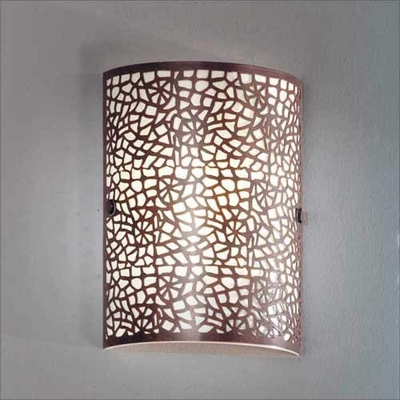 EGLO ALMERA iluminación de pared Apto para uso en interior Marrón, Champán E14 60 W - Lámpara (Cepillado, Rectángulo, 1 bombilla(s), 60 W, E14, Marrón