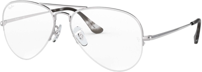 Ray-Ban 0rx 6589 2501 56 Monturas de gafas, Silver, Unisex