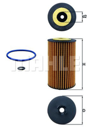 Mahle OX 1058D características