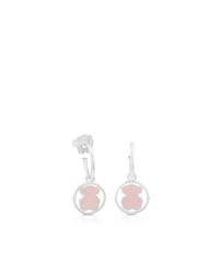 Tous - Pendientes Camille Criollas De Plata Y Cuarzo Rosa precio