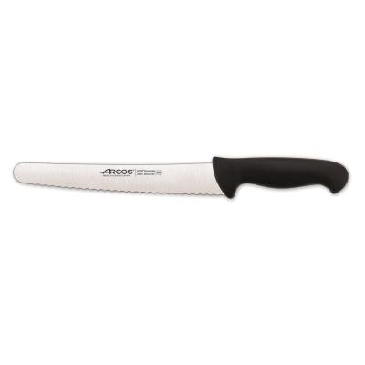 Cuchillo de pastelero Arcos Colour - Prof  293225  de acero inoxidable y mango ergonómico - Negro