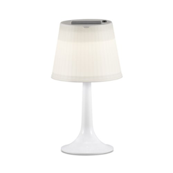 Lámpara de mesa solar LED blanca Assisi Sitra en oferta