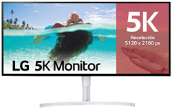 LG 34WK95U-W - Monitor Profesional 5K2K de 86,4 cm (34") con Panel NanoIPS (5120 x 2160 píxeles, 21:9, 450 cd/m², DCI-P3 >98%, 1200:1, 5 ms, 60 Hz) Co precio