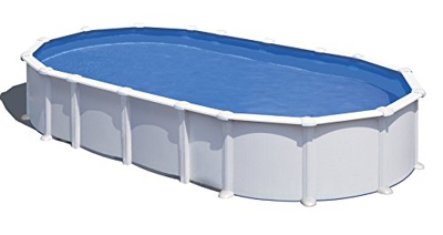 Gre Piscina de acero blanco 730 x 375 x 132 cm (KITPROV7388)