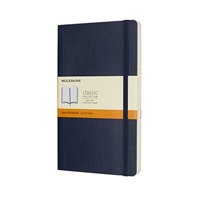 Moleskine Notebook Large Softcover Lined Saphire
