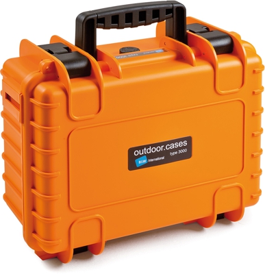 B&W Outdoor Case Type 3000 incl. SI orange