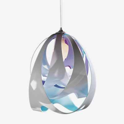 Slamp Goccia diLuce lámpara colgante azul-violeta precio