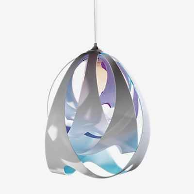 Slamp Goccia diLuce lámpara colgante azul-violeta