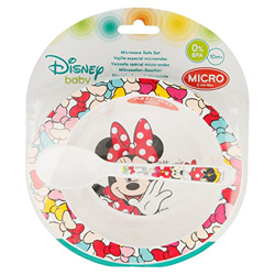 Disney Baby - Vajilla 2 Piezas Minnie Mouse Rojo características