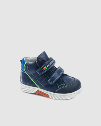 Pablosky - Botas De Bebé Niño Azul Marino Con Pespuntes A Contraste Y Velcro precio