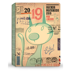 Agenda Macanudo 2019 por Liniers. Gato verde cosida precio