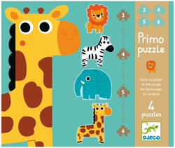 Djeco Primo Puzzle - in the jungle en oferta