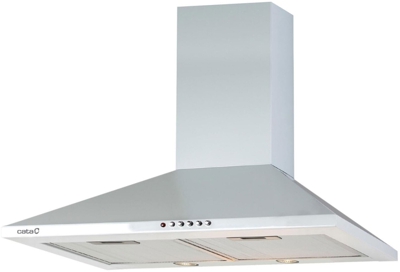 Cata - Campana Decorativa Omega 600 WH Con 3 Niveles De Extracción Blanco