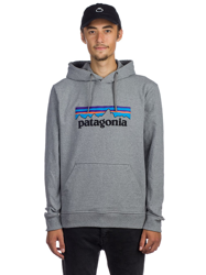 Patagonia P-6 Logo Uprisal Hoodie gris en oferta