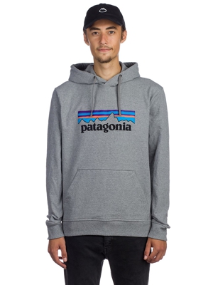Patagonia P-6 Logo Uprisal Hoodie gris