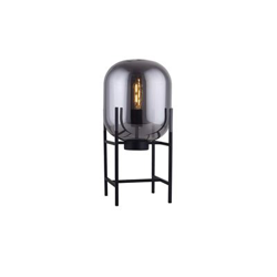 Lámpara de mesa de vidrio Lumineca,  gris, 27x50 cm - 50231021690941 precio