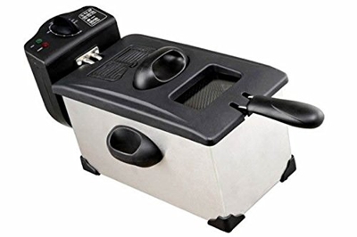 Freidora de Acero Inoxidable Eléctrica de 3,5 Litros