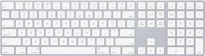 MQ052LB/A teclado Bluetooth QWERTY Inglés de EE. UU. Blanco
