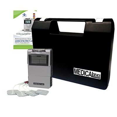 Axion - Stim-pro T-400 Electroestimulador Digital Tens Para Calmar el Dolor y Relajar los Músculos. 5 Modos Ajustables