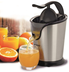 Exprimidor Sogo, acero inox alta gama con palanca- 100w características