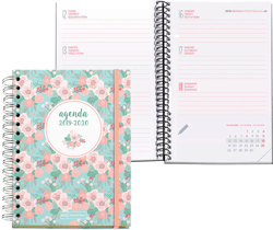 Miquelrius Agenda bachillerato semanal Floral (2019-2020) características