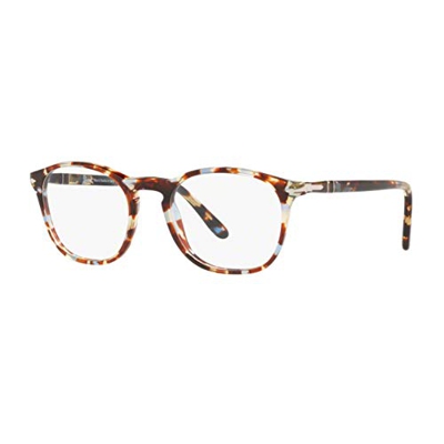 Persol 3007v 3007/V 50 1058 Azure Havana Gafas de Vista Gafas Lunettes