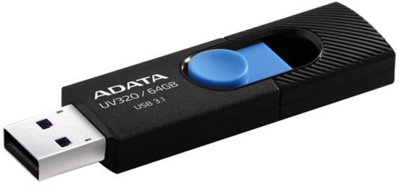 UV320 unidad flash USB 64 GB USB tipo A 3.1 (3.1 Gen 1) Negro, Azul, Lápiz USB