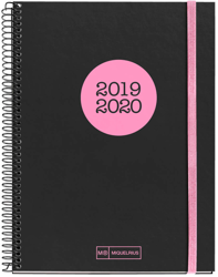 Miquelrius Agenda secundaria semanal Neon Coral (2019-2020) características