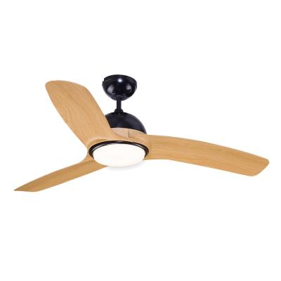 Ventilador de techo con luz LED Laptev negro madera EDM